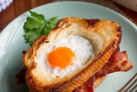 Egg-in-a-Hole Bacon Sandwich Recipe for Breakfast Bliss