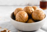 Coconut Peanut Butter Energy Bites with Warm Spices