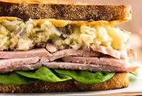 Thanksgiving Leftover Club Sandwich Recipe for Deluxe Sandwiches