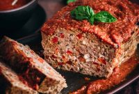 Italian Meatloaf with Parmesan & Basil Recipe