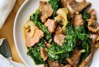 Ginger Beef with Sautéed Kale — Quick Weeknight Stir-Fry