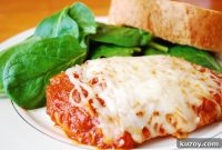 Crispy Chicken Parmesan with Marinara and Mozzarella Recipe