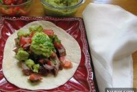 Beef Tacos with Creamy Avocado Sauce Recipe