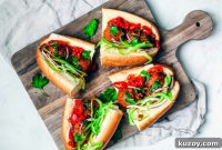 Loaded Summer Meatball Sub with Grass-Fed Beef