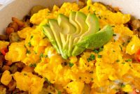 Country Skillet Breakfast Scramble with Sausage & Potatoes