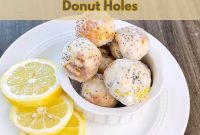5-Minute Lemon Poppy Seed Low-Calorie Donut Holes