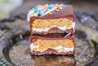 Marshmallow Peanut Butter Chocolate Bliss Bars Recipe