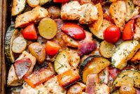 One-Pan Roasted Chicken with Seasonal Vegetables