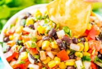 Zesty Cowboy Caviar Salad with Black Beans & Corn
