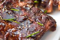 Korean-Style BBQ Baby Back Ribs with Sticky Soy Glaze