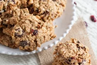 Cranberry Dark Chocolate Breakfast Cookies — Make-Ahead Recipe