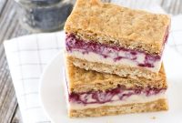 Gluten-Free Vegan Blackberry Crisp Ice Cream Sandwiches