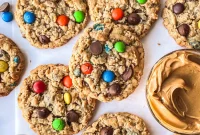 Peanut Butter Monster Cookies Recipe — Chewy Chocolate-Peanut Treat