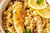 One-Pan Chicken Piccata with Lemon Rice
