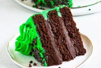 Decadent Chocolate Mint Cake Recipe with Fudgy Frosting