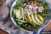 Chicken, Pear & Avocado Salad with Honey-Lime Dressing