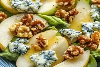 Barefoot Contessa Pear and Blue Cheese Salad Recipe with Walnuts