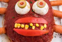 Spooky Monster Meatloaf Recipe for Halloween Dinner