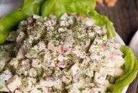 Classic Waldorf Salad Recipe with Apples, Celery & Walnuts
