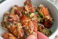 Crispy Garlic Parmesan Wings on the Big Green Egg: Perfect Recipe