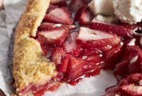 Sourdough Discard Strawberry Galette Recipe for Flaky Summer Tart
