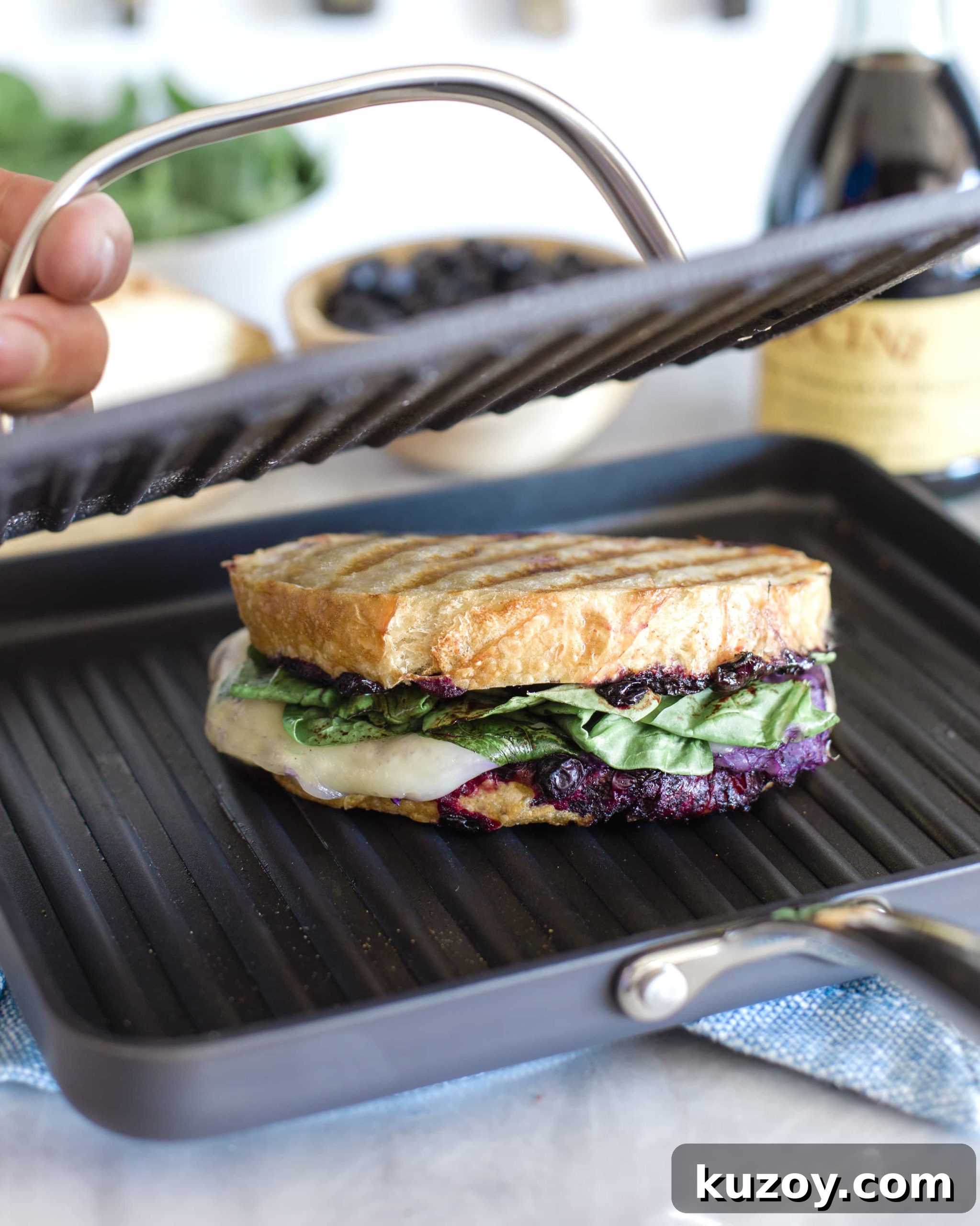 Sweet Blueberry Panini Recipe for Breakfast or Brunch 3 img 100408 2 scaled