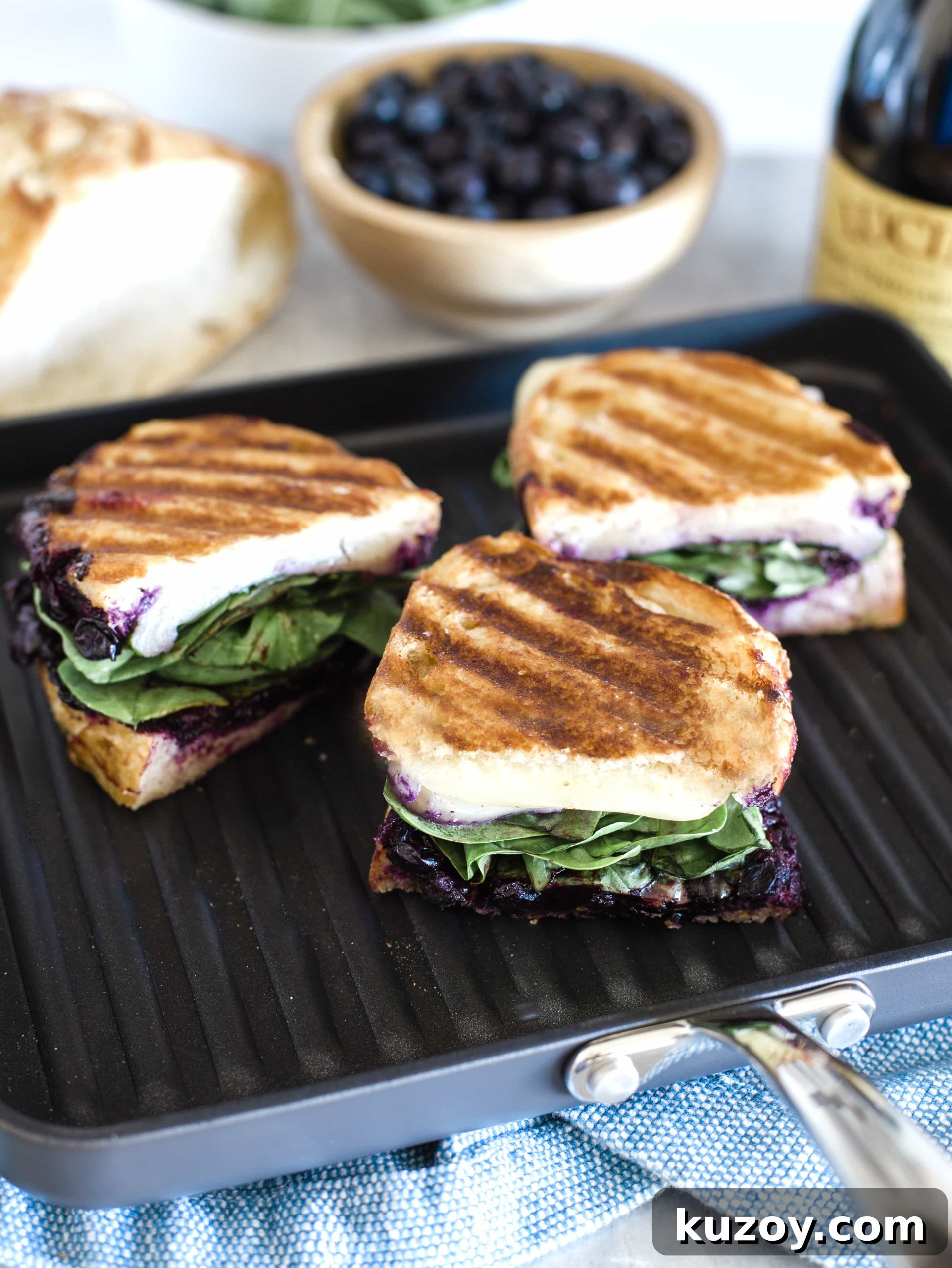 Sweet Blueberry Panini Recipe for Breakfast or Brunch 4 img 100408 3 scaled