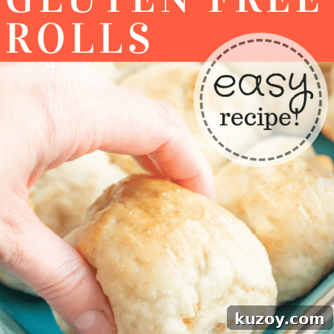 Soft, fluffy and EASY gluten free rolls! Ready in 1 hour and everyone will love them.