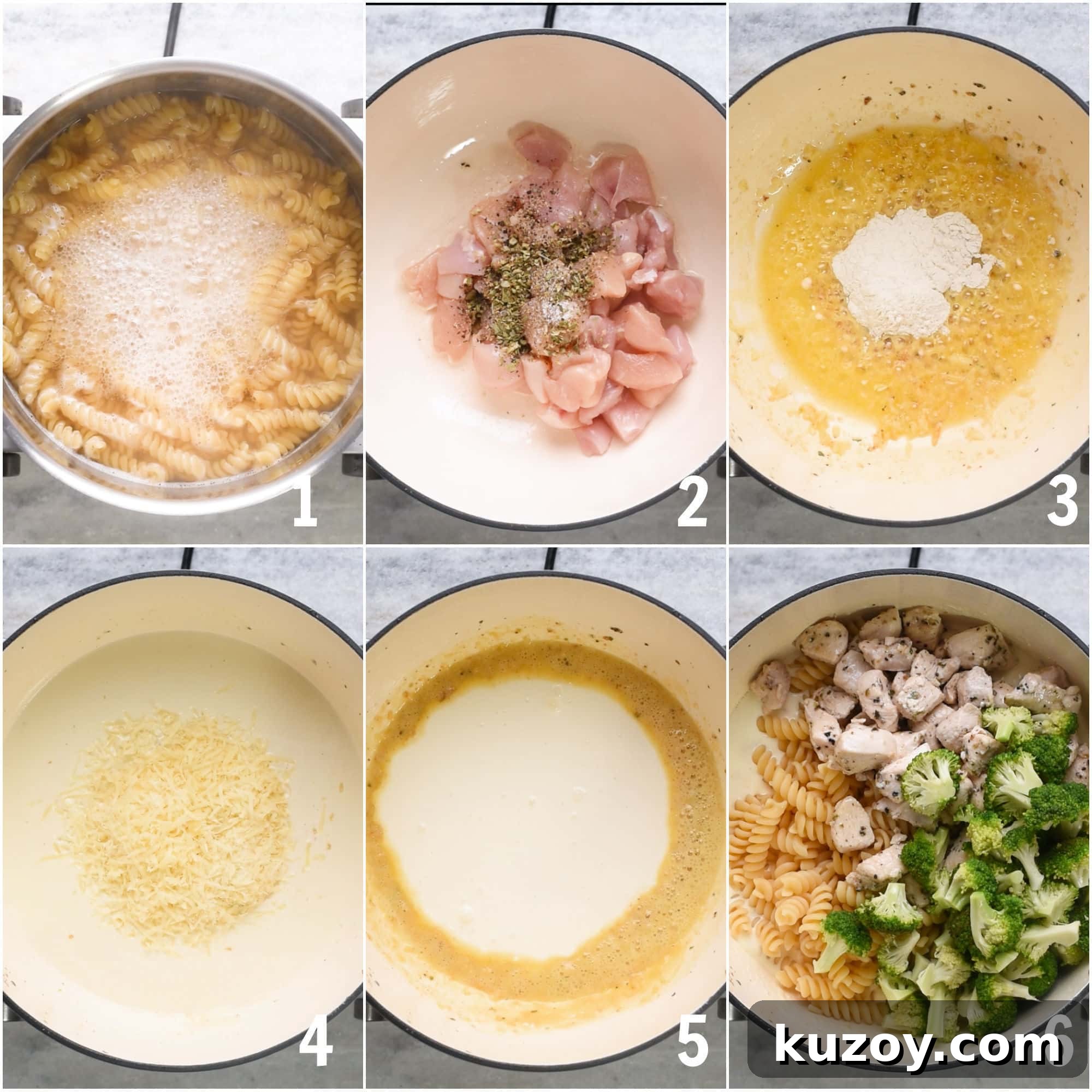 Creamy Chicken and Broccoli Pasta Recipe for Busy Weeknights 5 Steps to make Chicken broccoli Pasta
