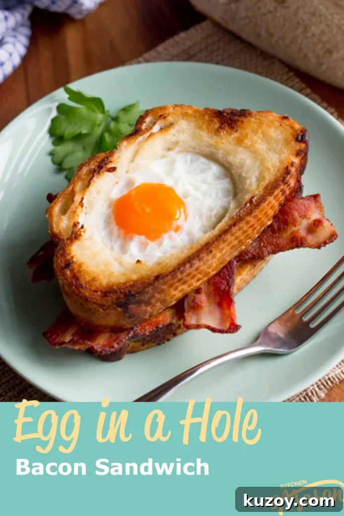 Egg-in-a-Hole Bacon Sandwich Recipe for Breakfast Bliss 2 Egg in a hole bacon sandwich