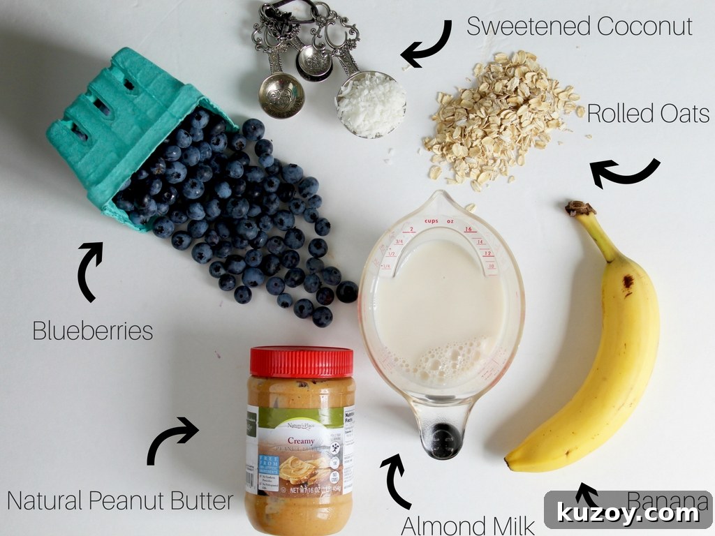 Smoothie Bowl Recipe Ingredients with Text
