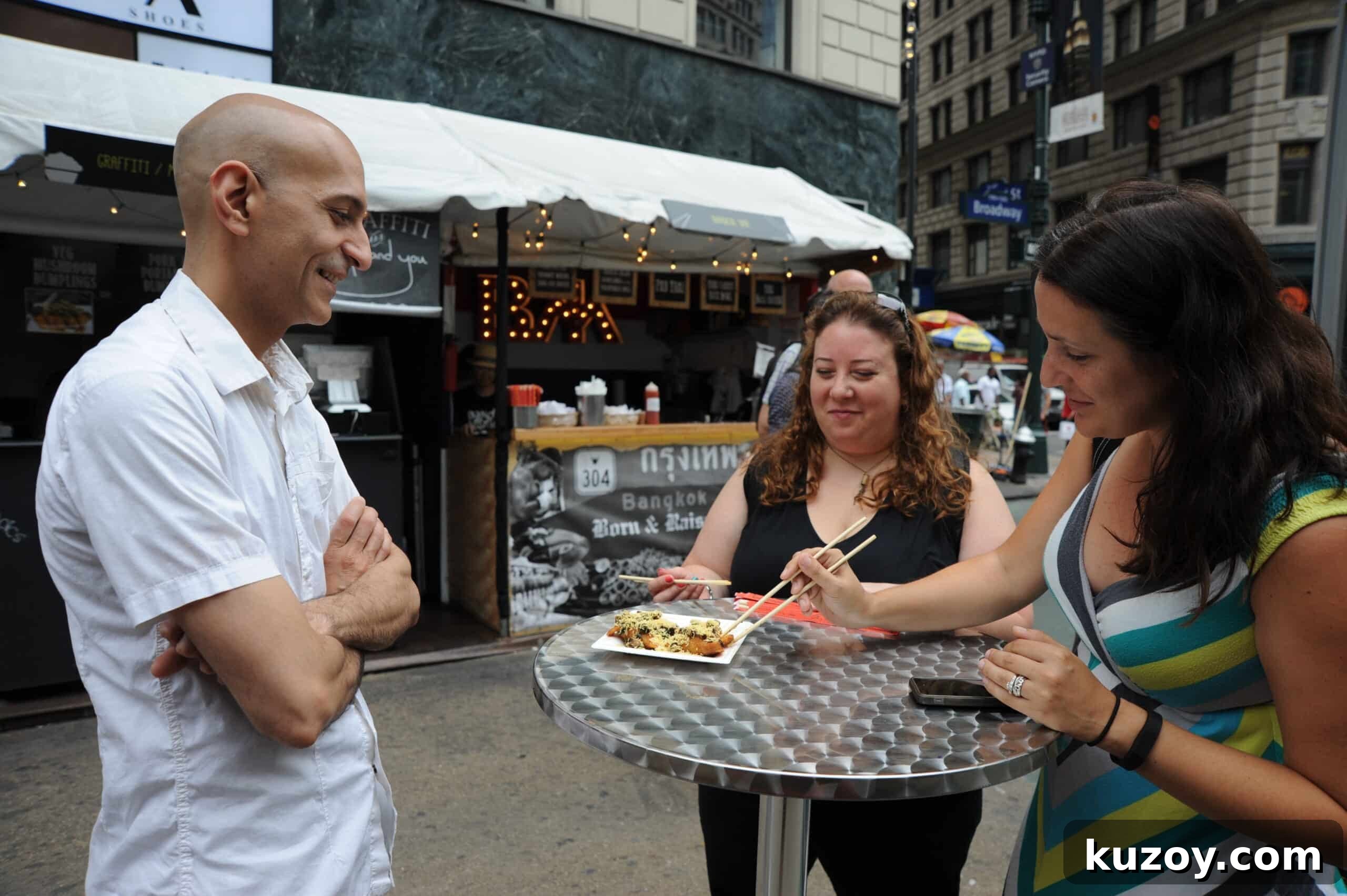Jehangir Mehta’s Mushroom-Blended Graffiti Burger Recipe 4 Chef Jehangir Mehta with Ashley Covelli