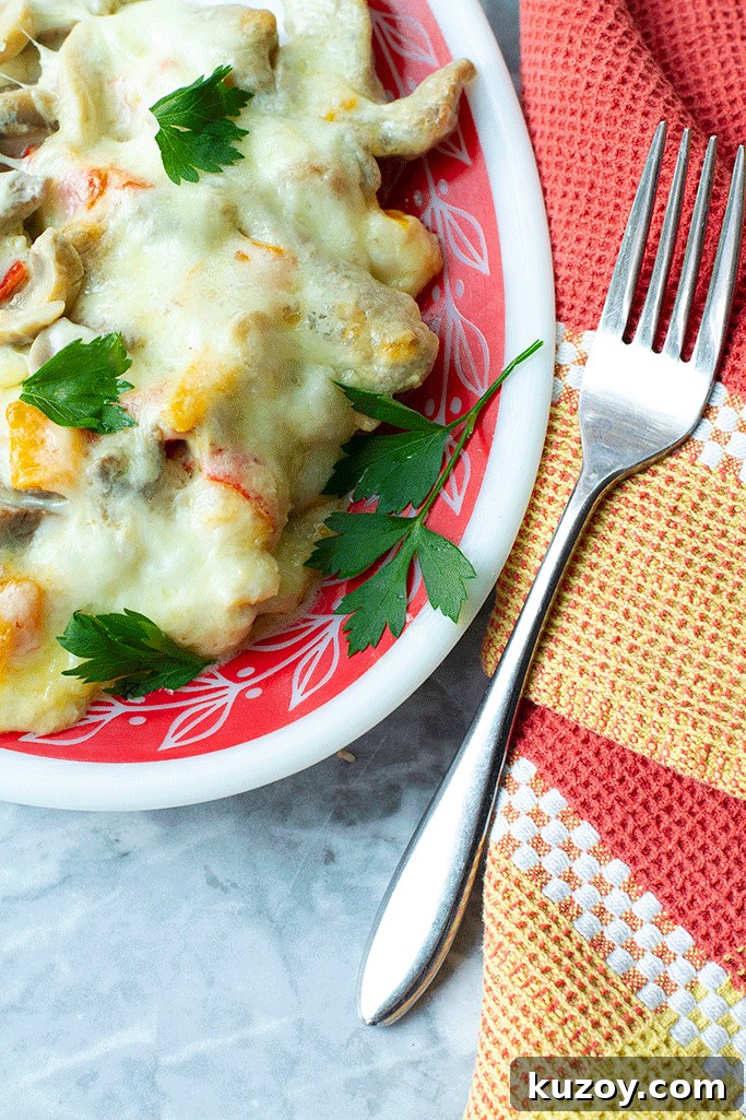 Philadelphia Cheesesteak Casserole Bake with Cheesy Peppers 3 Philly Cheesesteak Casserole