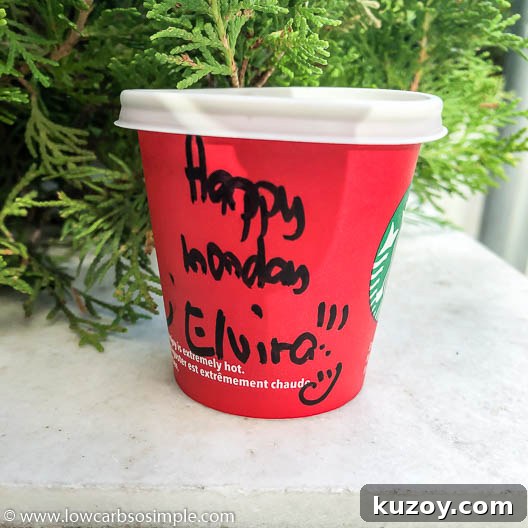 Keto Cranberry Vanilla Buttercream with Spicy Twist 16 Happy Monday from Starbucks | Low-Carb, So Simple