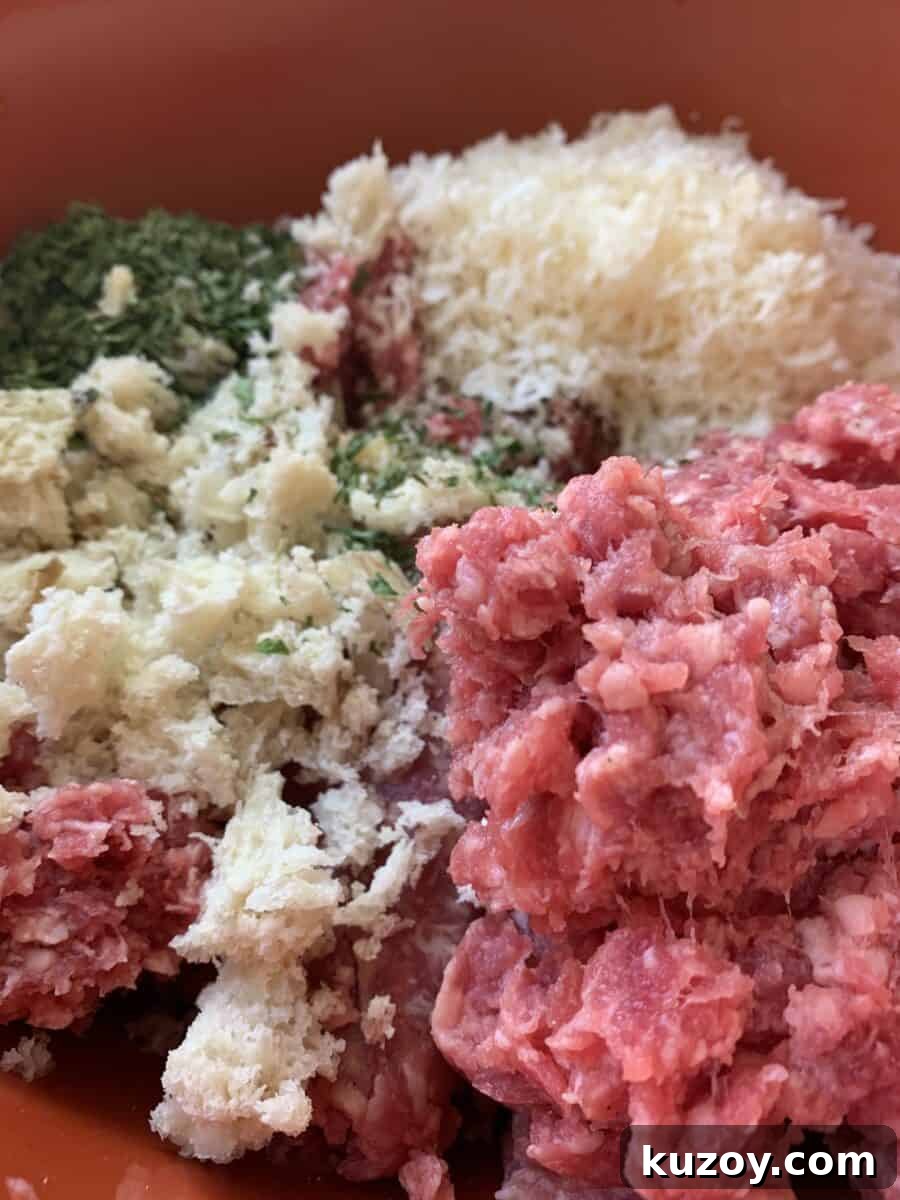 Raw ingredients in a bowl.