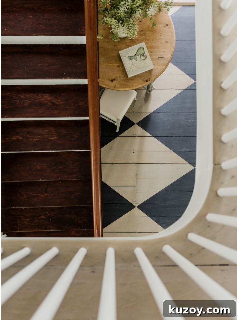 How to Choose the Perfect Checkered Floor for Your Space 28 checkered floor by stairs