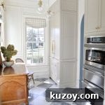 How to Choose the Perfect Checkered Floor for Your Space 29 scullery with baking center and coffee bar