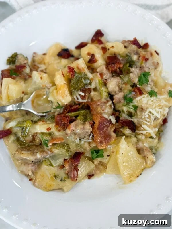 Dump-and-Bake Chicken Noodle Casserole Recipe for Busy Nights 11 Zuppa Toscana casserole