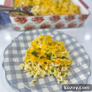 Dump-and-Bake Chicken Noodle Casserole Recipe for Busy Nights 12 chicken noodle casserole