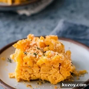 crispy vegan baked mac and cheese