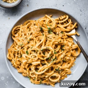 10-Ingredient Creamy Vegan Pantry Pasta