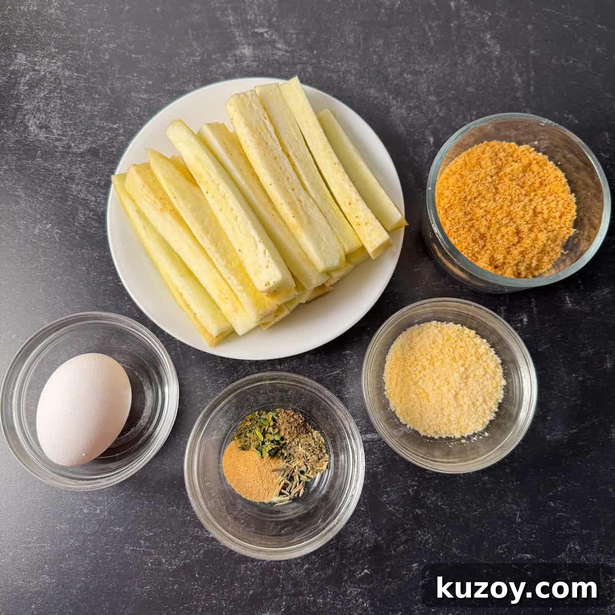 air fryer eggplant ingredients