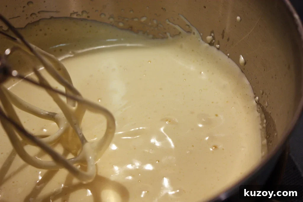 Tiramisu Without Ladyfingers: Simple Mascarpone Recipe 3 Genoise cake batter in a bowl.