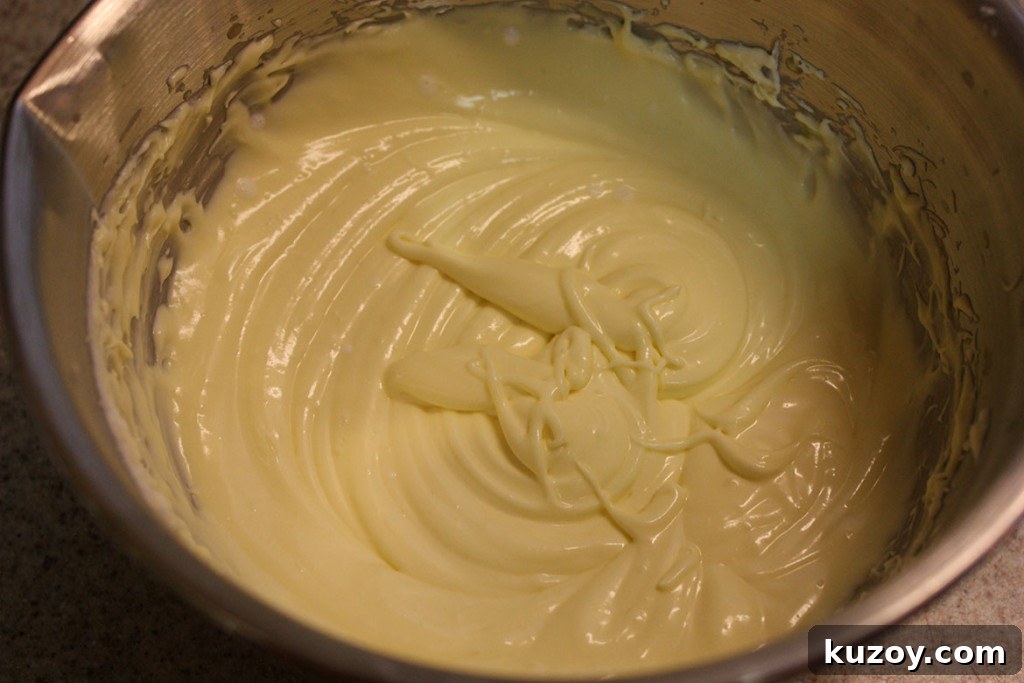Tiramisu Without Ladyfingers: Simple Mascarpone Recipe 7 Mascarpone mixture in a bowl.