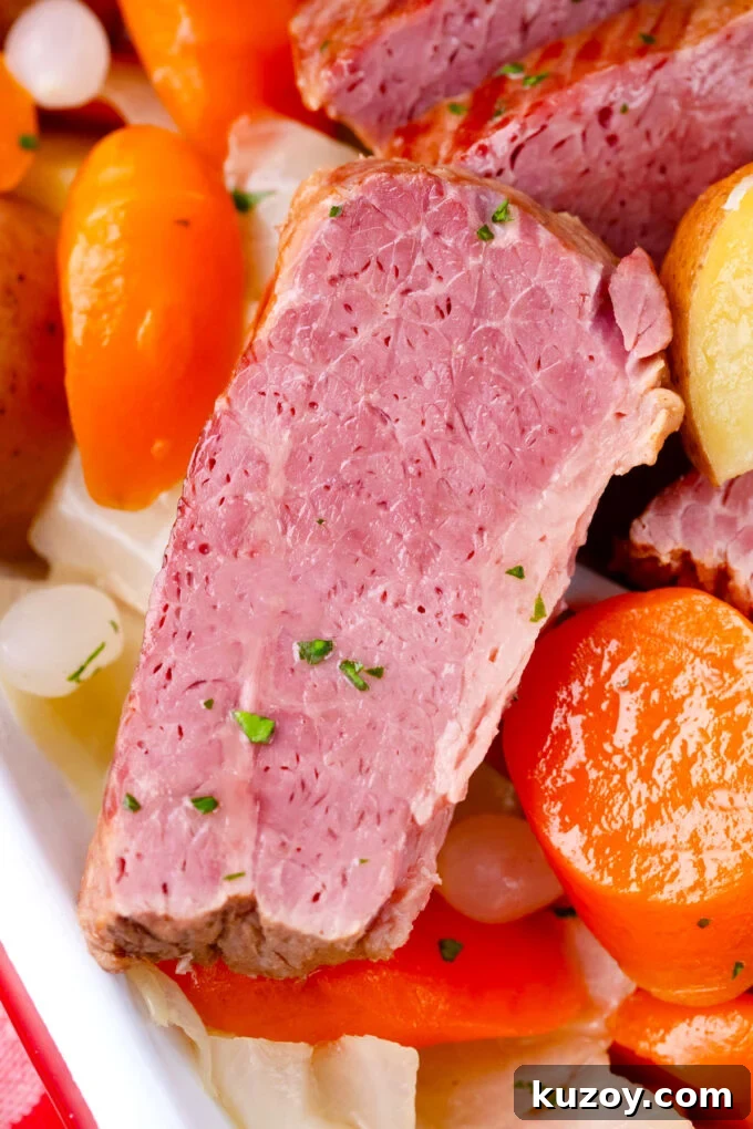 Dutch Oven Corned Beef Braised in Guinness 12 Very tender Dutch oven corned beef.