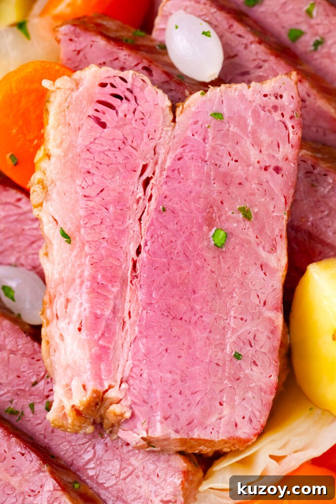 Dutch Oven Corned Beef Braised in Guinness 10 Tender and juicy Dutch oven corned beef.