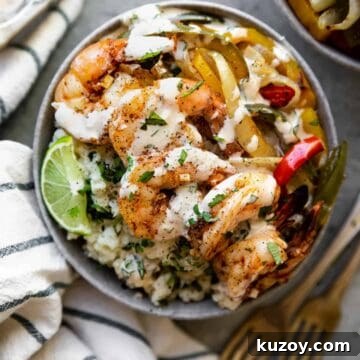 One Pan Shrimp Fajitas