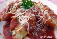 Creamy Pesto-Stuffed Pasta Shells with Ricotta and Spinach