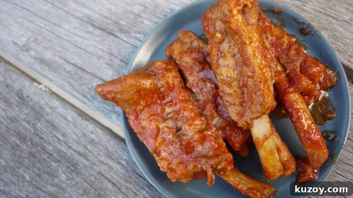slow cooker bbq pork spare ribs