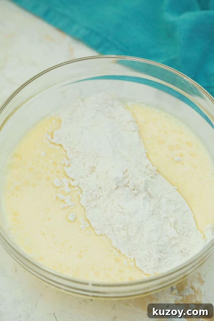 wet and dry ingredients
